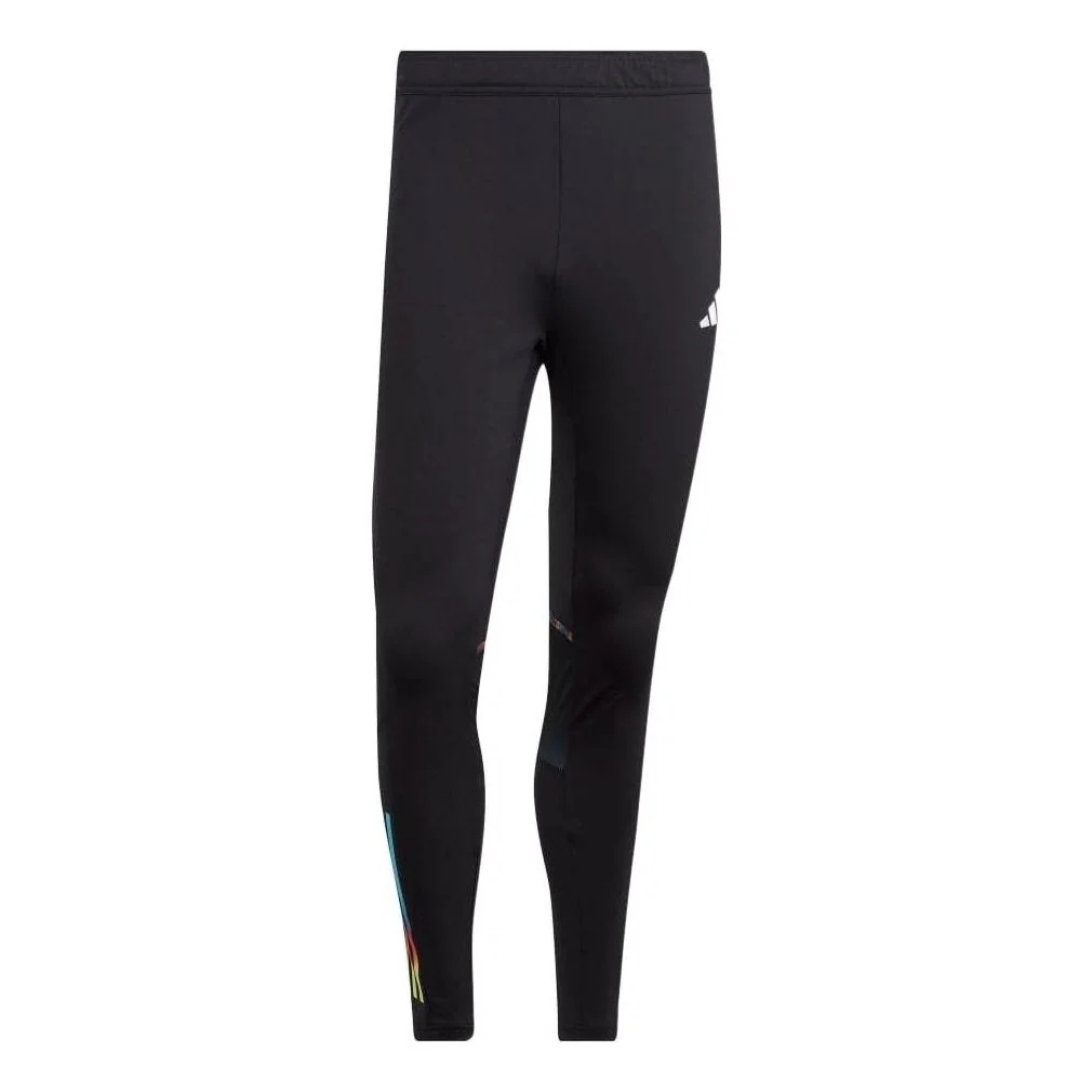 adidas Slim Fit Mid Waist Sports Pants Men's Black HC1414