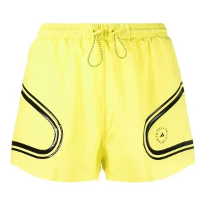 (WMNS) adidas by Stella McCartney TruePace Running Shorts Asia Sizing 'Yellow Black' HS8196