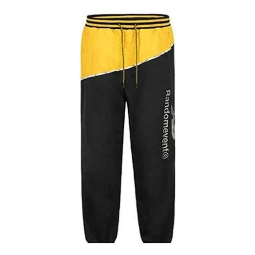 New Balance x Randomevent Rebirth Sweatpants Asia Sizing 'Black Yellow' NT94N213-MY