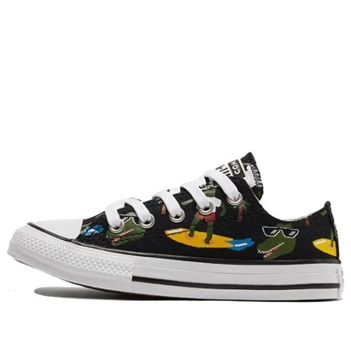 (GS) Converse Chuck Taylor All Star 'Black Green Yellow' 671293C