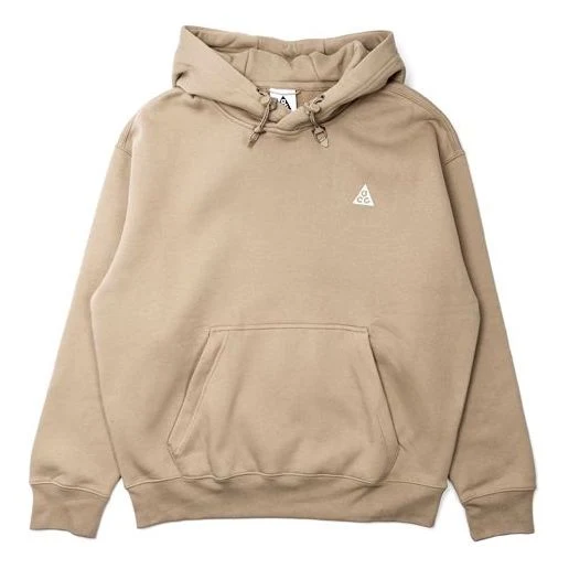 Nike x ACG Series Embroidered Logo hooded Pullover Long Sleeves Khaki CW4490-247