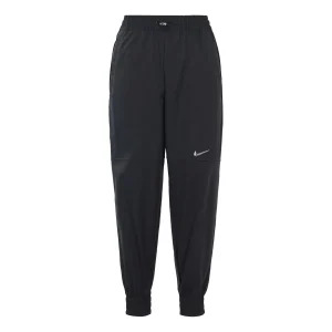 (WMNS) Nike Sportswear Swoosh 3D Logo Woven Sports Pants/Trousers/Joggers Autumn Black CZ8910-010