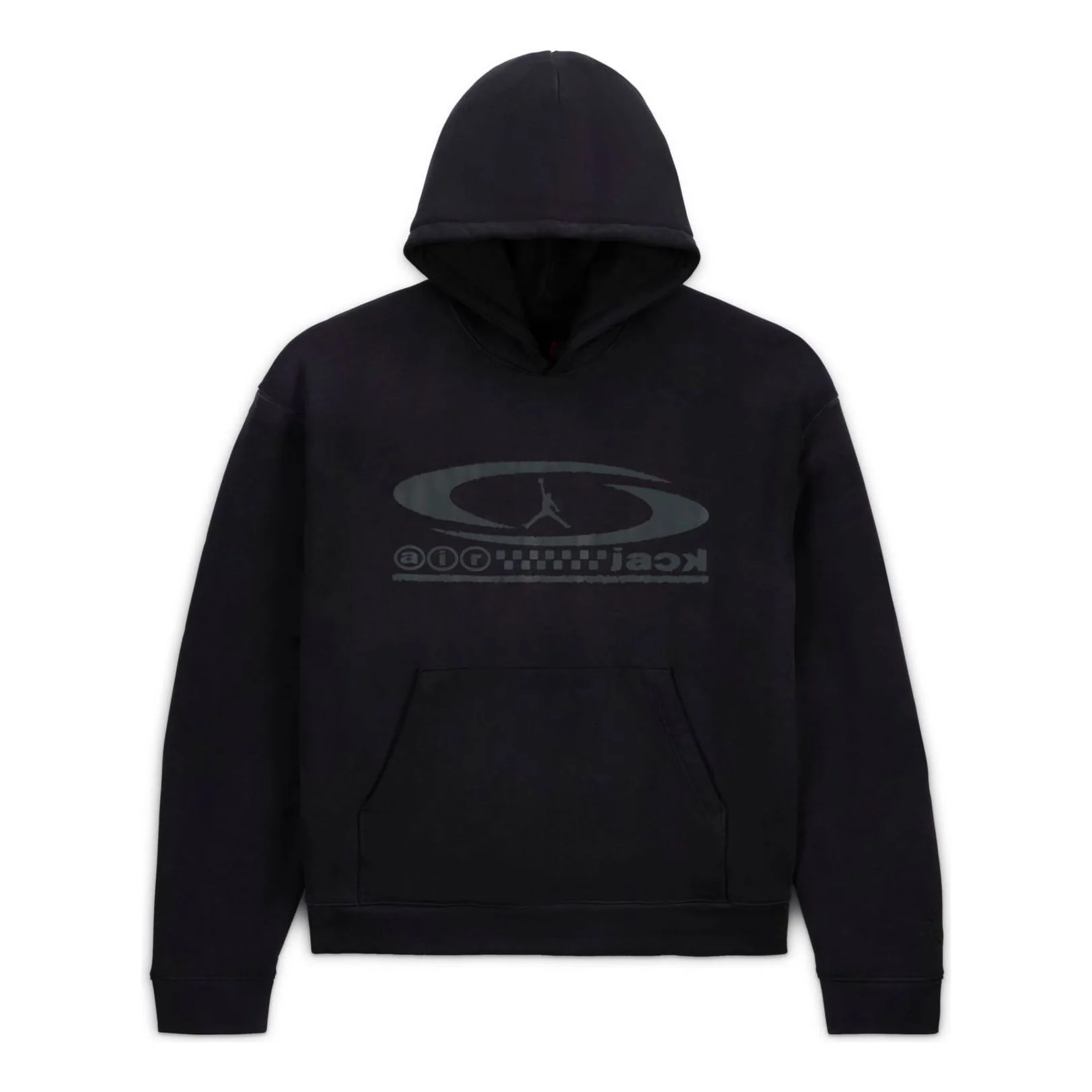Air Jordan x Travis Scott Graphic Hoodie Asia Sizing 'Black Grey' FQ7822-010