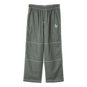PUMA Swxp D Woven Pants with logo 'Olive Green' 626860-80
