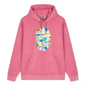 New Balance x A Bathing Ape Ape Relaxed Fit Hoodie Asia Sizing 'Pink Multi' BPSW00000-RDX