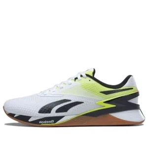 Reebok Nano X3 'White Solar Acid Yellow' 100062184