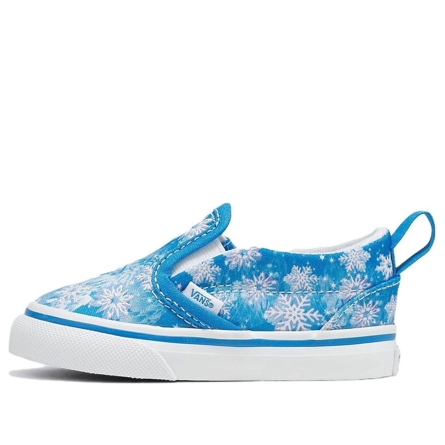 (TD) Vans Slip-On V 'Snowflakes - Winter Wonderland Blue' VN000UBSBES