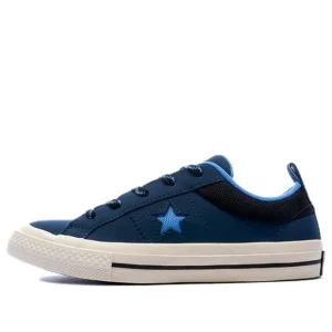 Converse One Star Non-Slip Wear-resistant Low Tops Casual Skateboarding Shoes Blue 362528C