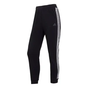 (WMNS) adidas Must Have 3-Stripe Sweatpants Asia Sizing 'Black White' HM7056