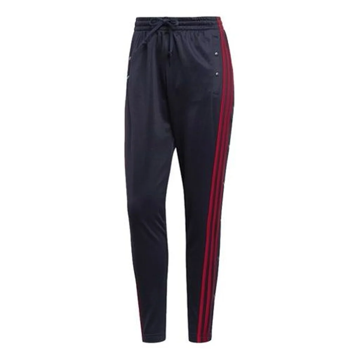 (WMNS) adidas ID 3-Stripes Snap Pants Asia Sizing 'Black Red' DX7928