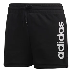 (WMNS) adidas Essentials Linear Logo Shorts Asia Sizing 'Black White' DP2393