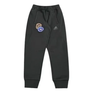 (GS) adidas Knitted Pants 'Black' HM5211