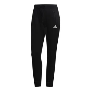 (WMNS) adidas Training Knitted Pants Asia Sizing 'Black' EH3893