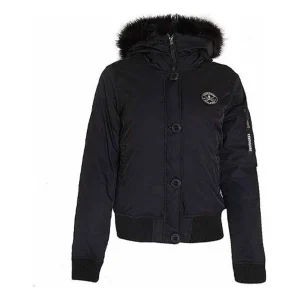 (WMNS) Converse Short Down Jacket Asia Sizing 'Black' 10002395-A03