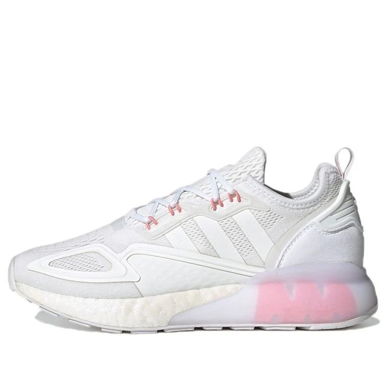 (WMNS) adidas ZX 2K Boost 'Footwear White Pink' GW0751