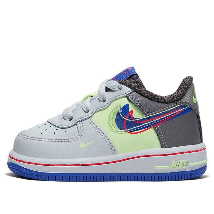 (TD) Nike Force 1 LV8 'Gray Green Blue' CU1032-001