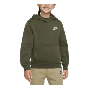 (GS) Nike Sportswear Club Fleece Pullover Hoodie 'Olive Green' FD3000-325