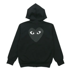COMME des GARCONS PLAY Zip Up Hoodie 'Black' AZ-T254-051-1