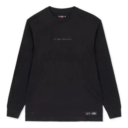 Air Jordan x A Ma Maniere Long Sleeves T-Shirt 'Black Medium Ash' DJ9758-010