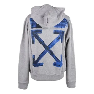 Men's Off-White Acrylic Arrows Slim Multi-Color Arrow Printing Gray OMBB034F19E300100730