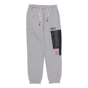 Nike Solid Color Casual Fleece Lined Sports Long Pants Gray CK6664-091