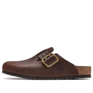 Birkenstock Boston Bold Leather Narrow Fit 'Roast' 1022673