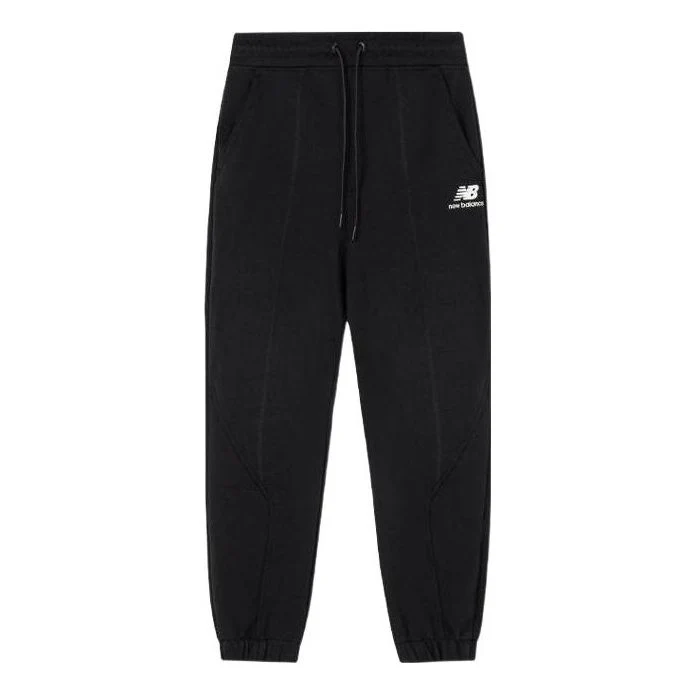 New Balance Essentials Stacked Trousers Asia Sizing 'Black' AMP24366-BK