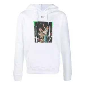 Off-White Arrows Printing Hooded Pullover Men White OMBB034F20FLE0110155