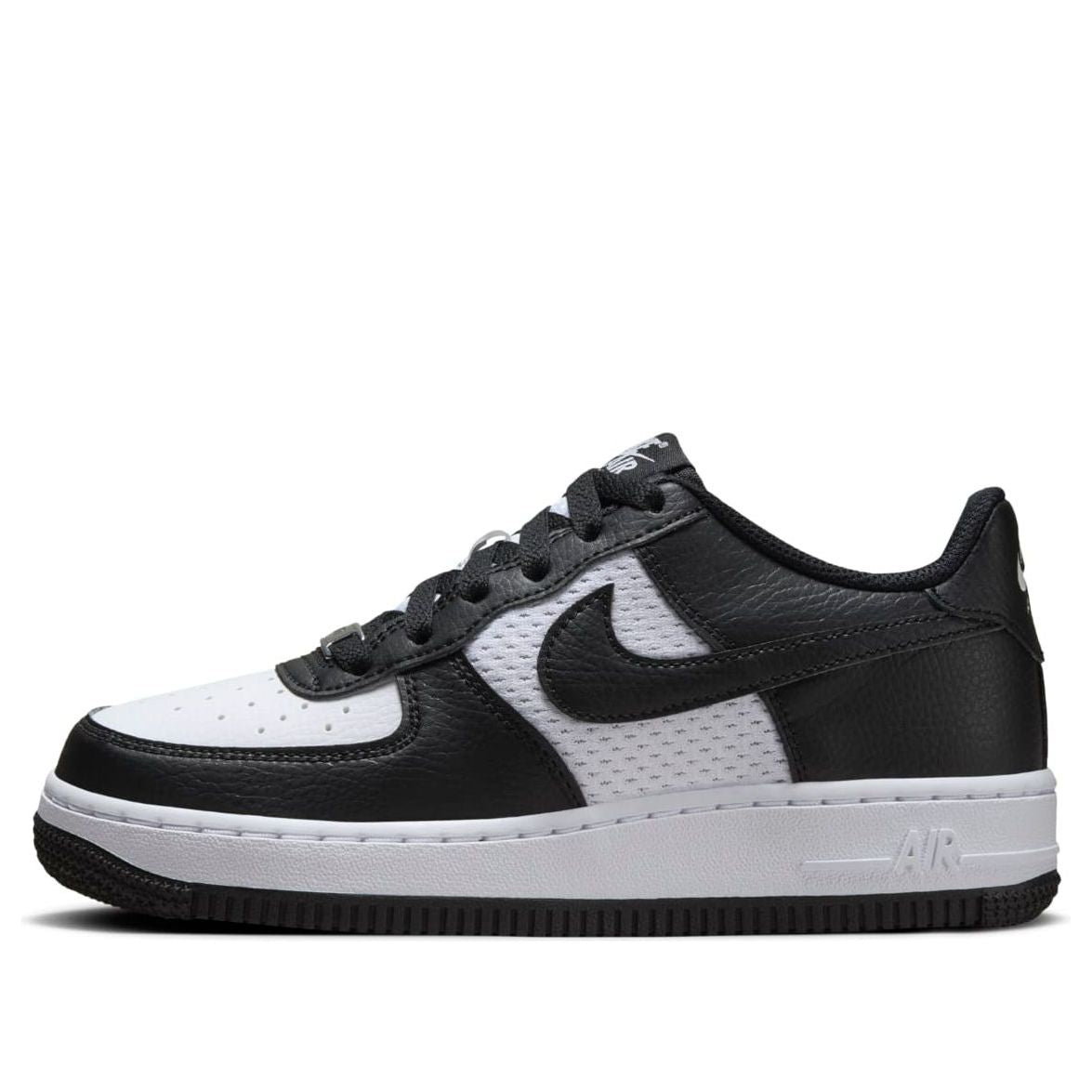 (GS) Nike Air Force 1 Low 'Black White Mesh' HJ9201-001