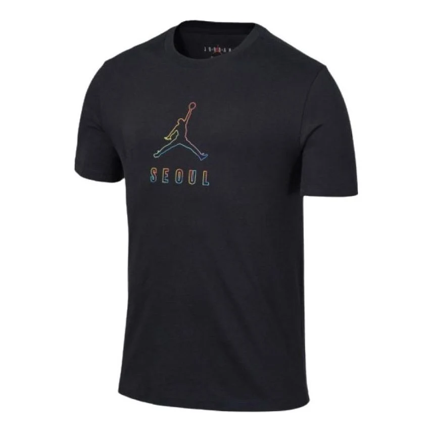 Air Jordan Seoul Map T-Shirt 'Black' DX5964-010