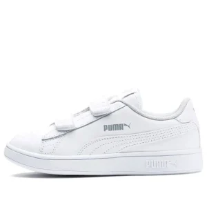 (PS) PUMA Smash v2 Leather 'Triple White' 365173-02