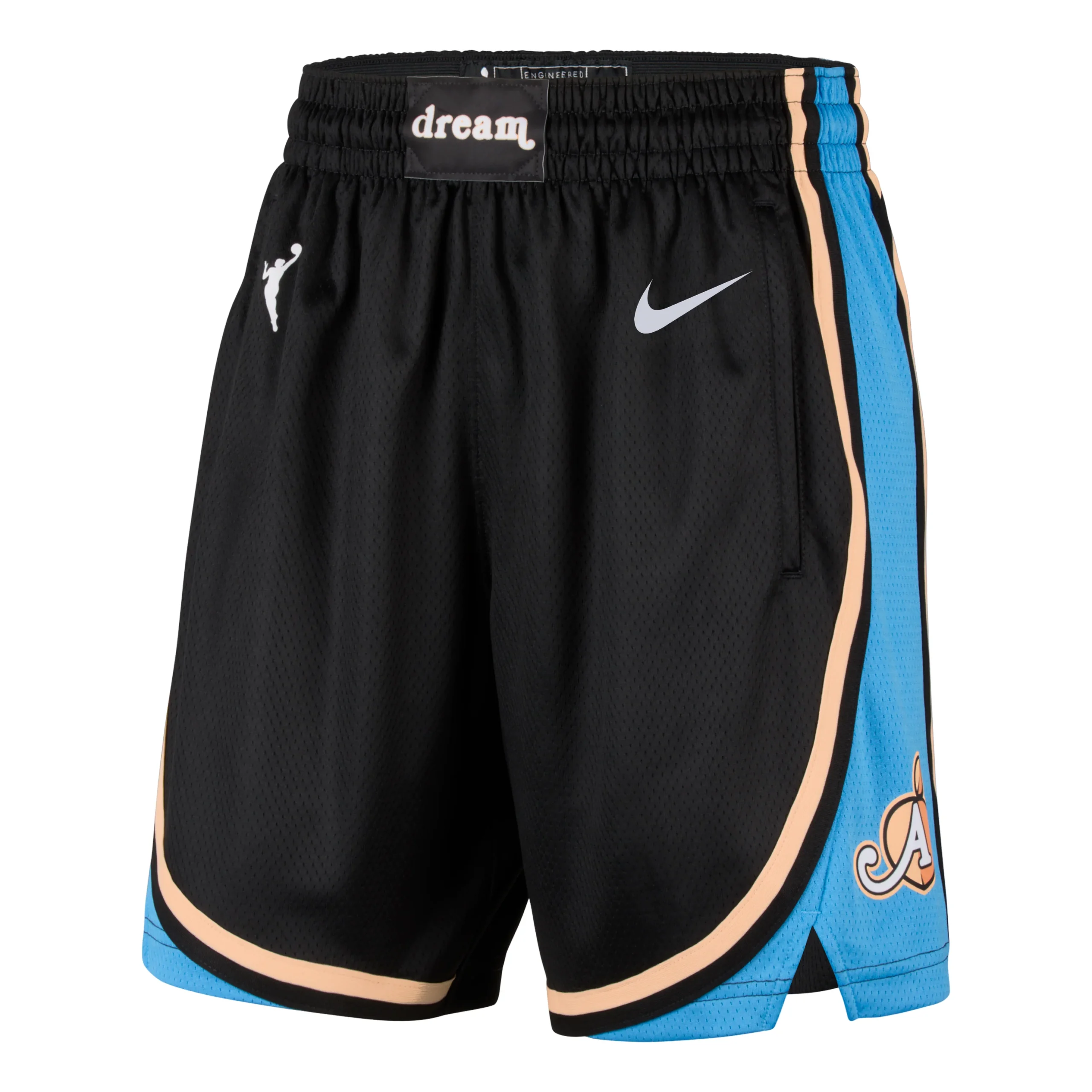 (WMNS) Nike Atlanta Dream Dri-FIT WNBA Victory Shorts 'Black Coast White' IF7230-010