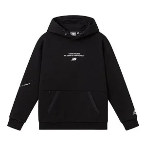 New Balance Sportswear Hoodie Asia Sizing 'Black White' 5CC39593-BK