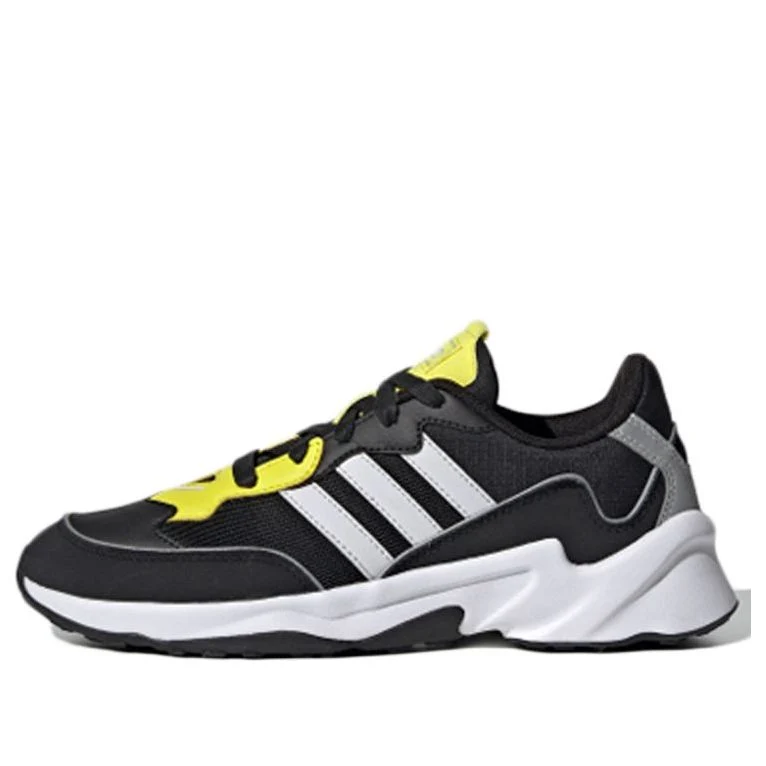 (WMNS) adidas neo 20-20 FX 'Black White Yellow' EH2146