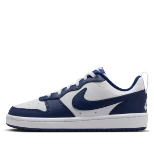 (GS) Nike Court Borough Low 2 'White Signal Blue' BQ5448-107