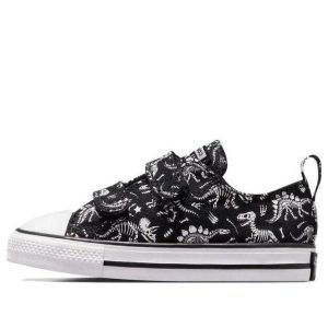 (TD) Converse Chuck Taylor All Star 2V Dinos Lo Sneaker 'Black White' A04770F