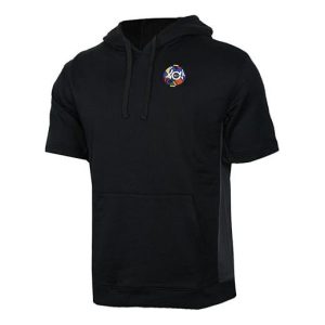 Nike KD Durant Basketball hooded Sports Short Sleeve Black AT3190-010