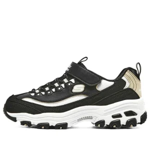 (PS) Skechers D'Lites 'Black Gold' 302526L-BKNT