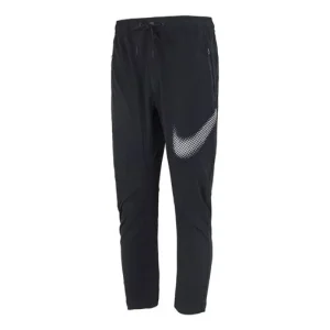 Men's Nike As Nsw Swsh Pant Wvn Large Logo Woven Sports Pants/Trousers/Joggers Autumn Black DZ3029-010
