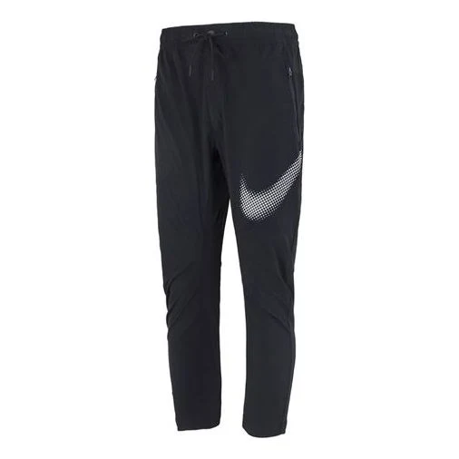 Men's Nike As Nsw Swsh Pant Wvn Large Logo Woven Sports Pants/Trousers/Joggers Autumn Black DZ3029-010