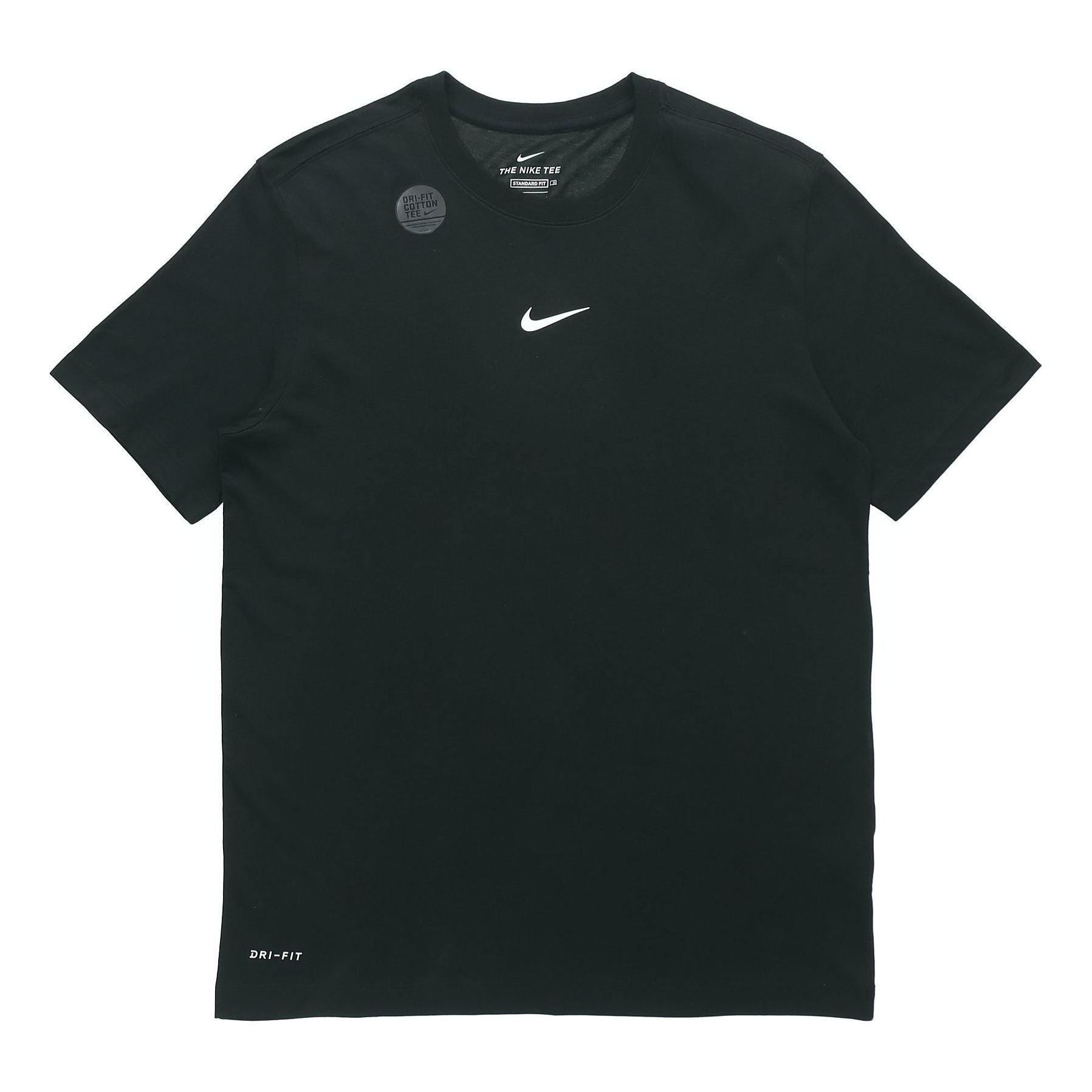 Nike Dri-fit Training Athleisure Casual Sports Round Neck Short Sleeve Black DM3121-010