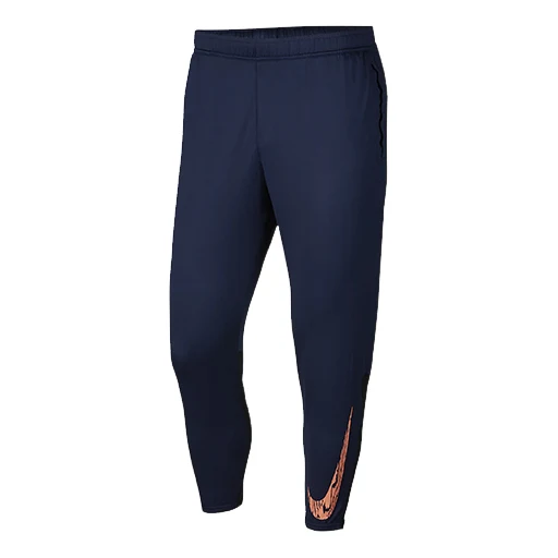 Nike AS Men's NK ESSENTIAL KNIT Pant WR MIDNIGHT Navy 'Dark  Black Silver' DA0165-410