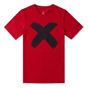 Air Jordan 1 Banned Red Black Short Sleeve Red 842254-687