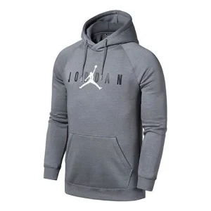 Air Jordan Sport Dna Hbr Patch Pattern Knit Pullover Gray CT6293-084