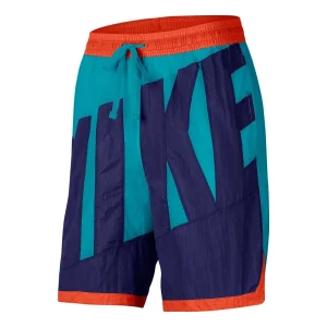 Nike Throwback Woven Shorts 'Teal Nebula' AT3165-359