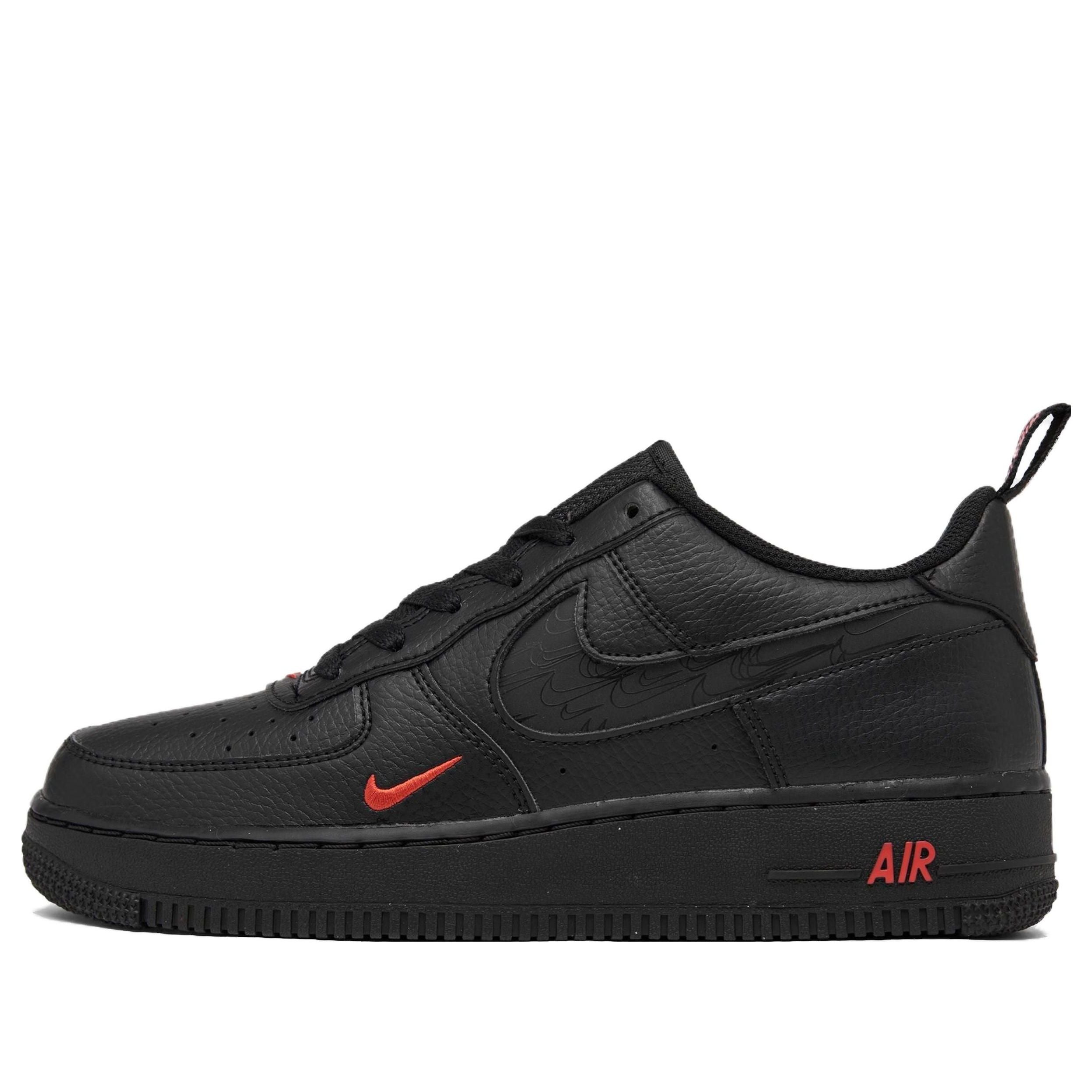 (GS) Nike Air Force 1 Low 'Black Light Crimson' FB8036-001