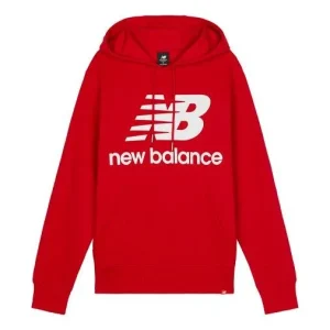 New Balance Big Logo Sweat Pullover Hoodie Asia Sizing 'Red' AMT03558-REP