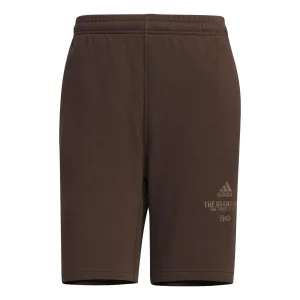 adidas Verbiage Shorts 'Dark Brown' IP3932