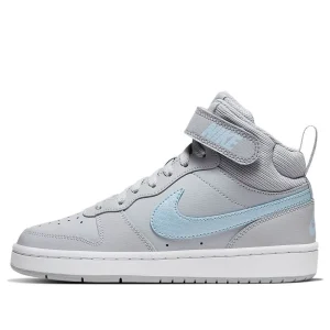 (GS) Nike Court Borough Mid 2 EP 'Grey Celestine Blue' CQ4578-001