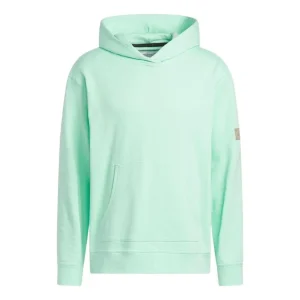 adidas Solid Color Hooded Pullover Long Sleeves Hoodie Men's Green HS5610